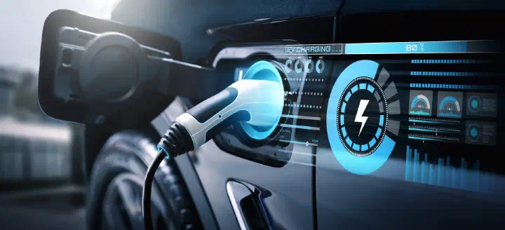 Synchronisierte RGB-LED-Steuerung für E-Auto-Ladesäulen