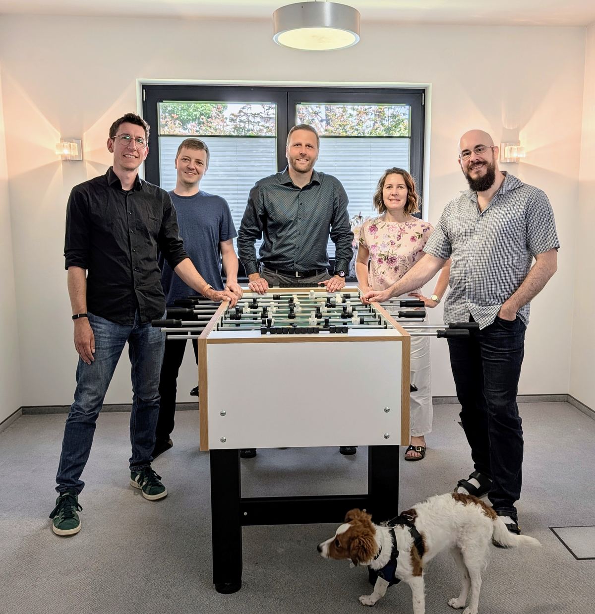 Das K-Type Team im Büro in Lauf